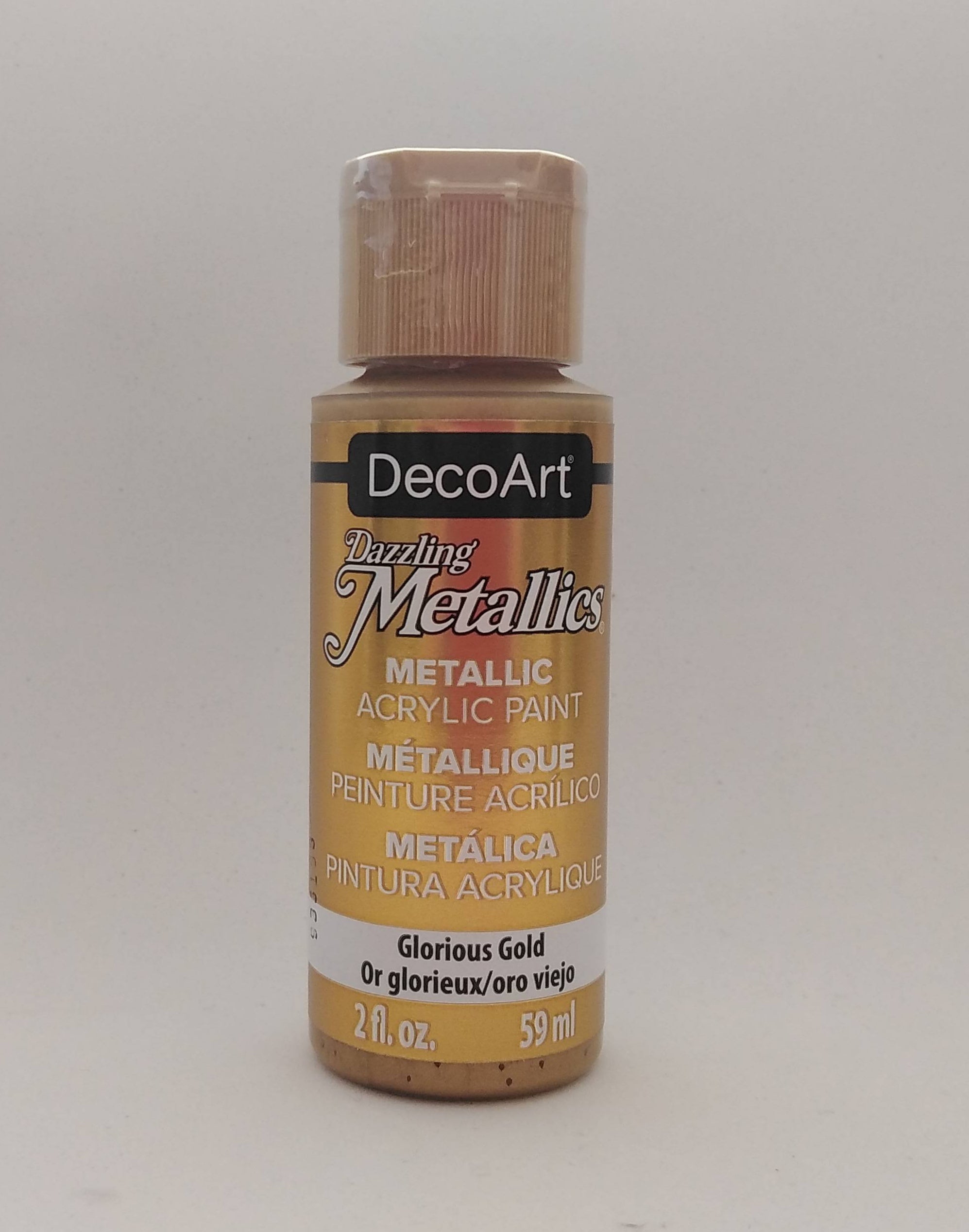 Peinture métallique Dazzle, or glorieux, 2 oz Decoart